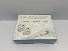 Blink Motion Detection Indoor Home Security Camera System - 2 Pieces, White New!