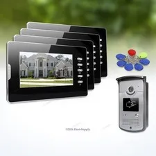 7inch Video Door Entry Phone Call System with IR Night Vision for Home Security