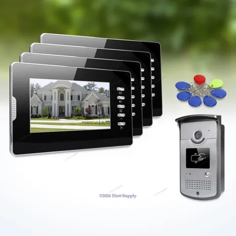 7inch Video Door Entry Phone Call System with IR Night Vision for Home Security