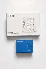 Ring Alarm Keypad + Keypad Adapter White Security System Accessories - 2nd Gen