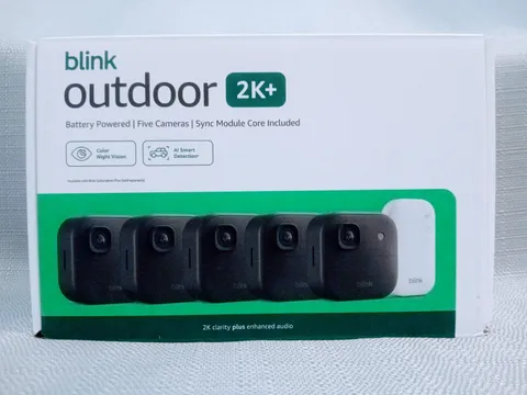 Blink Outdoor 2K (Newest Model) Wireless Smart Security 5 Camera System