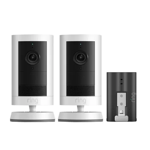 Ring Outdoor Cam Plus 2-pack with Quick Release Battery Bundle 1998143