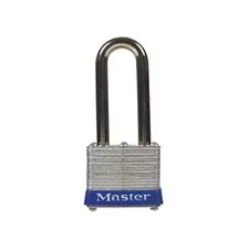 Master Lock 3DLH 1-1/2" No. 3 Long Shackle Laminated Padlock