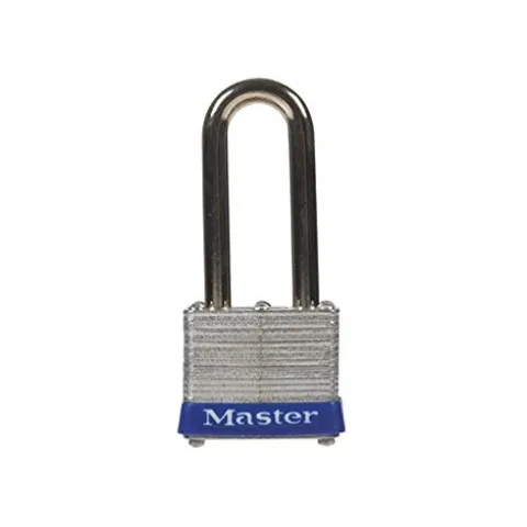 Master Lock 3DLH 1-1/2" No. 3 Long Shackle Laminated Padlock