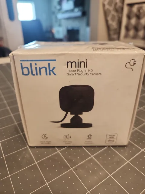 Brand New Sealed Box Blink Mini Indoor HD Security Camera 1080P Wi-Fi BCM00300UB