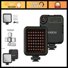 Mini IR Night Vision Light for Video Camera - Rechargeable, 3 Cold Shoe Mounts,