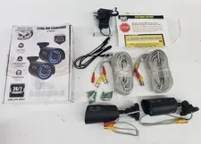 Two Pack Night Owl HD Cameras 100ft Vision Wide Angle 720p CAM-2PK-AHD7 4A5
