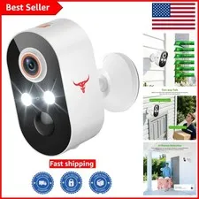Reliable Wireless Security Camera 1080P with AI Detection - Indoor & Outdoor Use