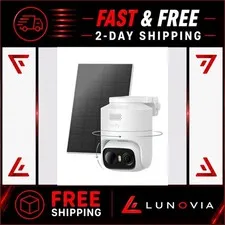 eufy Security eufyCam C37 Wireless Solar Camera 2K AI Tracking Night Vision