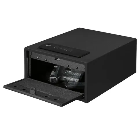 Stack-On Quick Access Handgun Safe with Electronic Lock – Medium Size