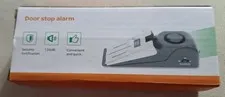 Wireless Door Stop Blocking Alarm Vibration Triggered Alert Security System NEW