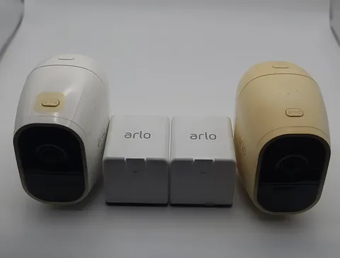 2x Netgear Arlo Pro 2 VMC4030P 1080p HD Add-On Wireless Camera w/ Battery - USED
