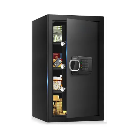6.1 Cuft Heavy Duty Fire Security Home Safe Box, Large Floor Safe with Digita...