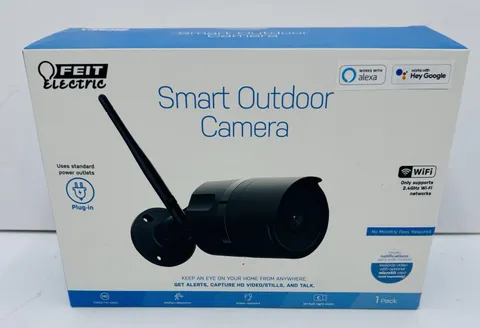 Feit Electric Smart Wi-Fi Camera 1080p Outdoor Camera NIB Alexa Hey Google