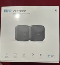 New Blink Outdoor Security Camera System 3rd Generation Battery Powered 2 Camera
