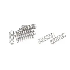 0.5Mmx4mmx15mm stainless steel 304 compression springs silver 10pcs