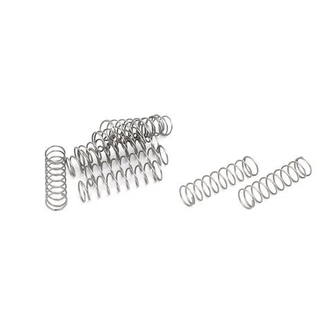 0.5Mmx4mmx15mm stainless steel 304 compression springs silver 10pcs