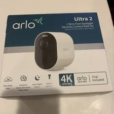 Sealed Arlo Ultra 2 Spotlight Security Camera 4K HDR Lb5