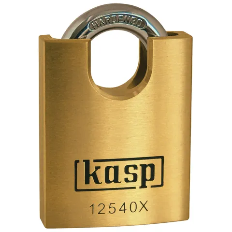 Kasp K12540XD Premium Brass Lock - 40mm - Closed Hook