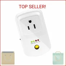 ENDMAN Refrigerator Surge Protector and Power Failure Alarm with 3-Min Time Dela
