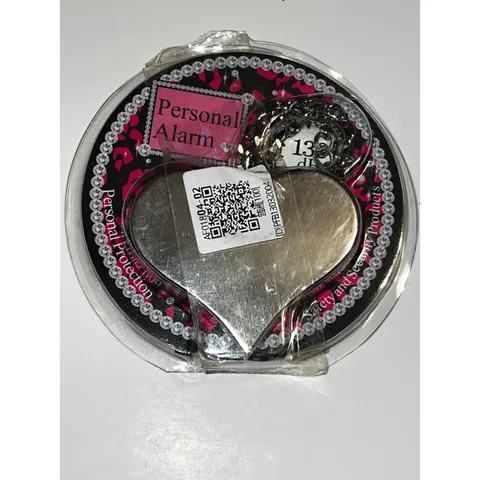 Personal Safety Alarm Heart Key Chain