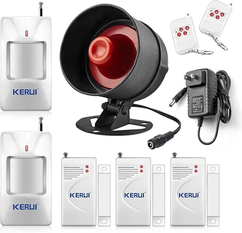 KERUI Home Office Security Alarm System Kit Wireless Indoor Outdoor 