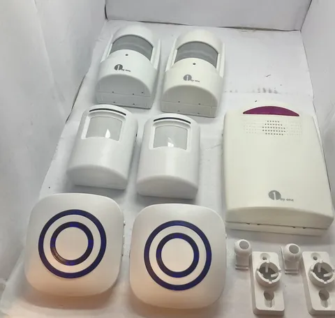 Lot of 4 Wireless Driveway Alarm Infrared Motion Sensor Home Garage Alert.