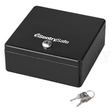 SentrySafe Small Drawer Safe Cash Box Key Lock with Tray KDS-1