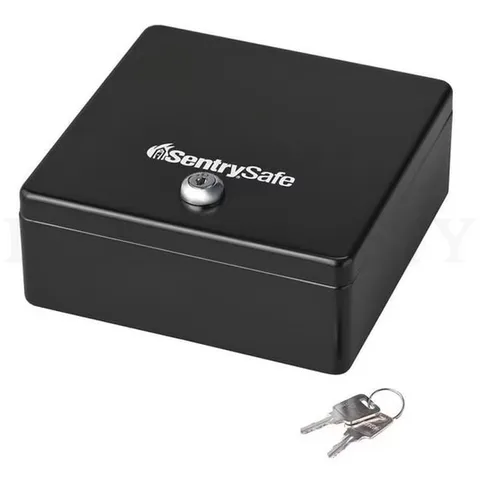 SentrySafe Small Drawer Safe Cash Box Key Lock with Tray KDS-1