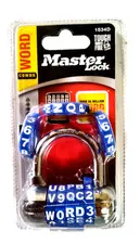 Master Lock Password Plus Combination-Keyless Lock Hardened Steel Blue/White