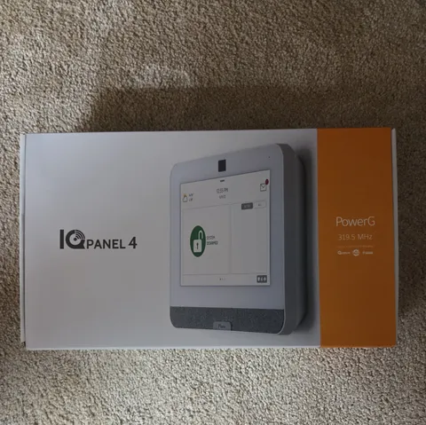 QOLSYS iQ4 iQP4001 Panel 4 ALARM SYSTEM PowerG S-line GE LTE 319.5 MHz