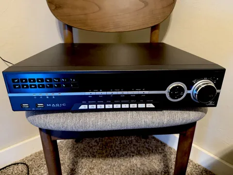Eyemax Magic Series 15-Channel Surveillance DVR PTZ Control USB Ports Black CCTV