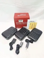 Hosmart 3 Pack Wireless Intercoms Upgraded Full Duplex System 1600ft Range HY811