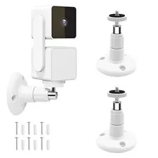 2 Pack Wall Mount Compatible with Wyze Cam Pan V3, Indoor and Outdoor Securit...
