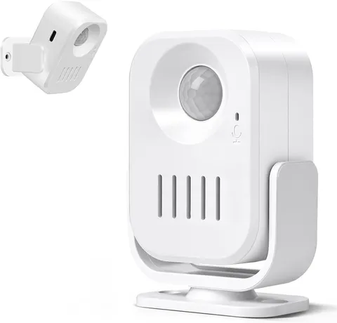 Motion Sensor Alarm with 20S Custom Voice Recording | 120Db Loud Indoor Motion D