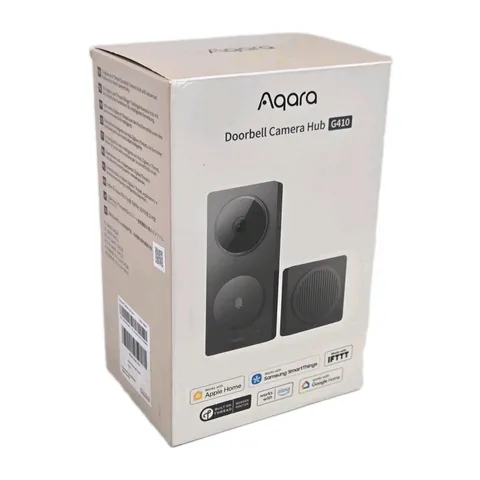 Aqara Dual Band Wi-Fi Wired/Battery Powered Doorbell Camera Hub G410 - Black New