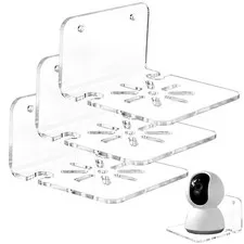 Acrylic Floating Wall Shelves 3Set for Security Cameras Baby Monitors Speaker...