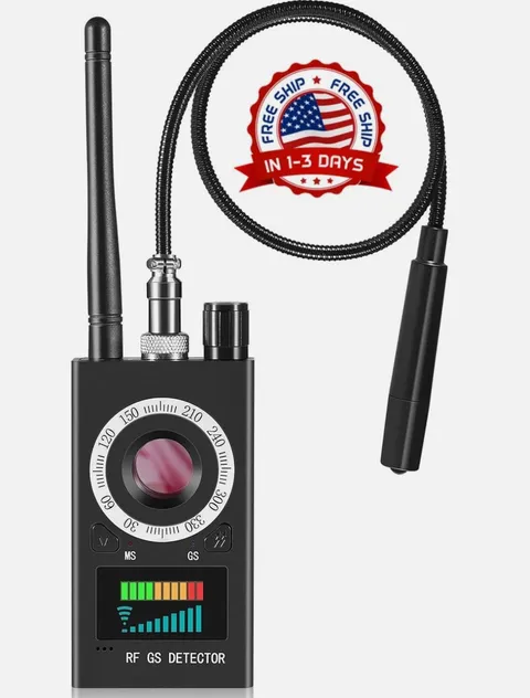 Detector De Dispositivos Ocultos Para Cámara Oculta Señal RF y GPS Antiespía NEW