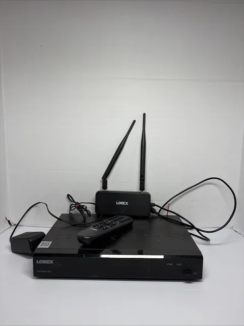 Lorex LHB926-D 1080p 6-CH Wire-Free DVR HDD UNIT, Receiver, Power Supply, Mouse