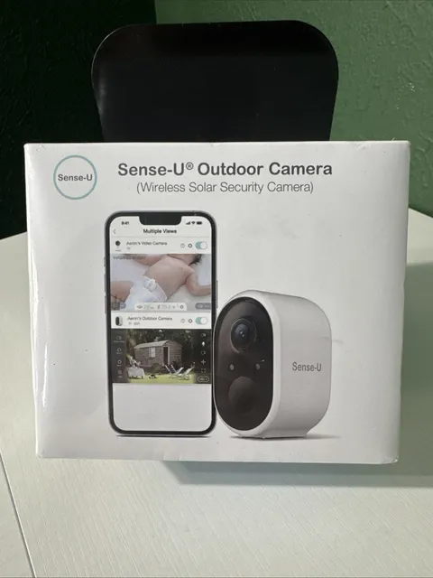 Sense-U Outdoor Camera Wireless Low Power Solar Security Model SU-WA004 1080P HD