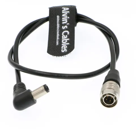 18 Inch DC to Hirose 4 Pin Male Power Cable Fits Sound Devices 633 644 688