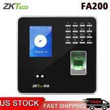ZKTeco FA200 2.8" Face Fingerprint Biometric Time Attendance Door Access Control