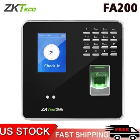 ZKTeco FA200 2.8" Face Fingerprint Biometric Time Attendance Door Access Control
