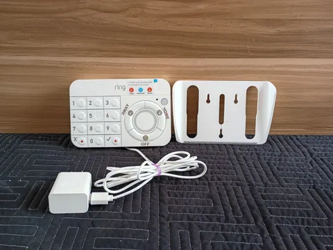 Ring Keypad 1st Gen Wireless Alarm Keypad for Ring Alarm Security w/ Adapter Cor