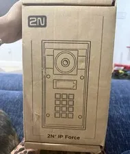 2N IP Force IP/ NETWORK VIDEO INTERCOM Door Entry Unit W/ Camera & Manual
