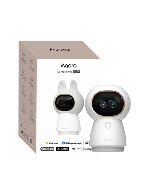 Aqara 4K UHD Dual-Lens Matter Camera Hub G350, Indoor Security 9X...