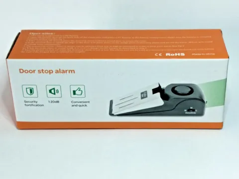 Door Stop Alarm 1 Pack, 120 dB Door Stopper Wedge Door Stops Alarm