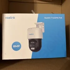  Reolink TrackMix PoE 4K Dual-Lens PTZ Security Camera – Brand New 