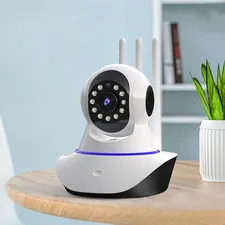 Indoor Pan/Tilt Smart Security Camera,1080P Full HD Wifi Camera, 3-Antenna Auto