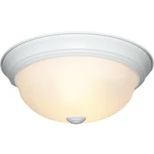 Designers Fountain 11 in 2-Light Flush Mount Ceiling Light, 11 in, White